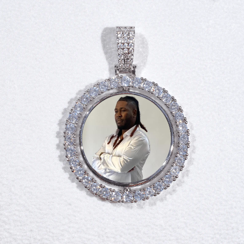 3D Spinning 2-Faced Custom Picture Pendant