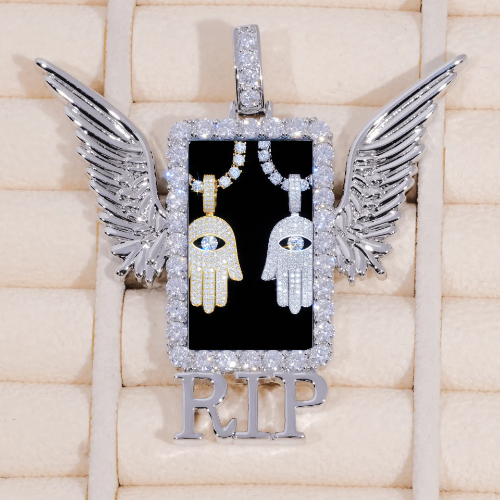 RIP WING 3D CUSTOM PICTURE PENDANT