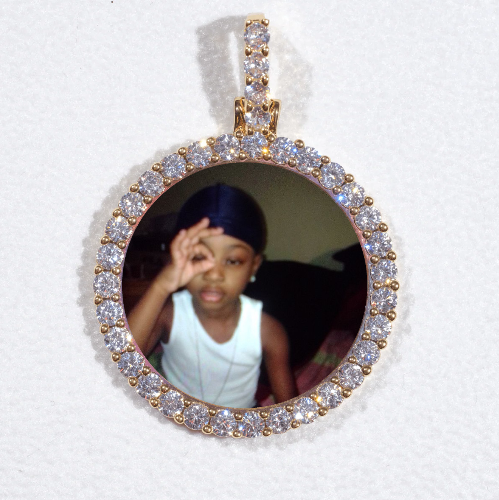 3D CIRCLE CUSTOM PICTURE PENDANT SMALL SIZE