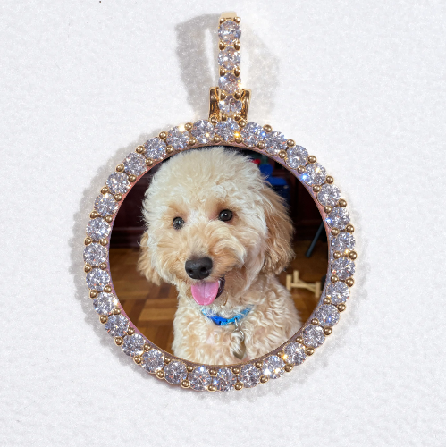 3D CIRCLE CUSTOM PICTURE PENDANT SMALL SIZE