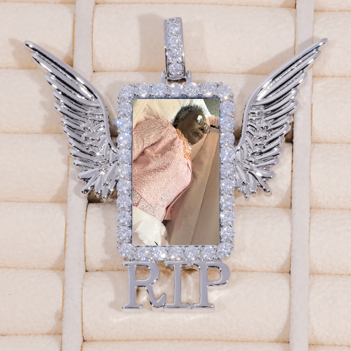 RIP WING 3D CUSTOM PICTURE PENDANT