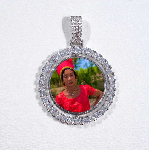 3D Spinning 2-Faced Custom Picture Pendant