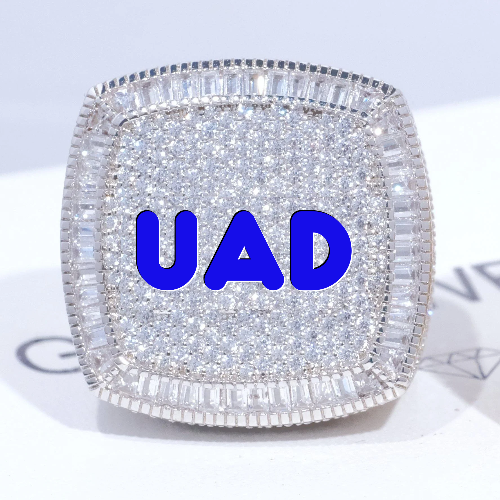 CUSTOM LETTER 3D ICED RING