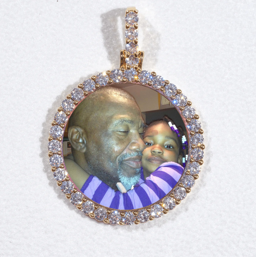 3D CIRCLE CUSTOM PICTURE PENDANT SMALL SIZE