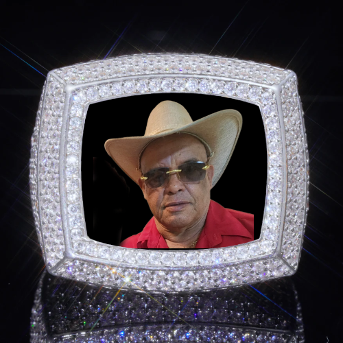 3D CUSTOM PICTURE ICED RING