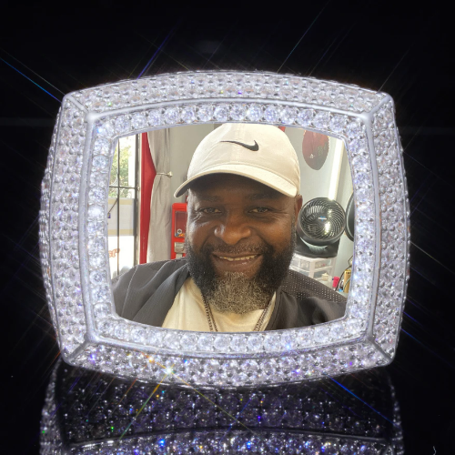 3D CUSTOM PICTURE ICED RING