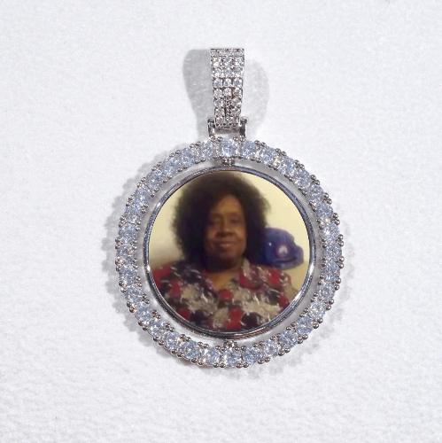 3D Spinning 2-Faced Custom Picture Pendant