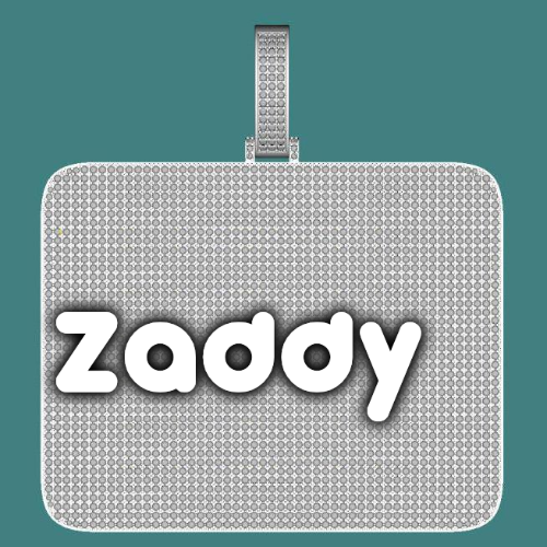CUSTOM LETTER NECKLACE 3D BIG SQUARE