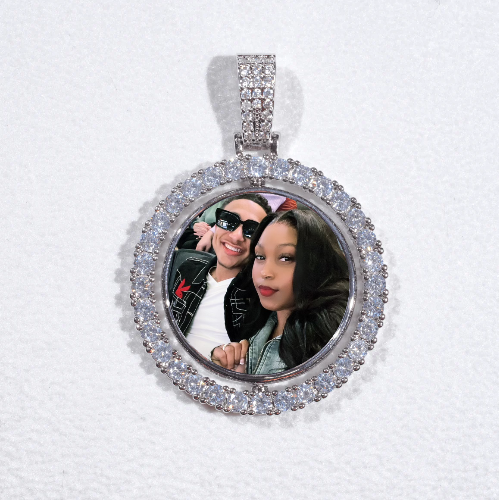 3D Spinning 2-Faced Custom Picture Pendant