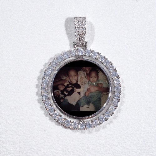 3D Spinning 2-Faced Custom Picture Pendant