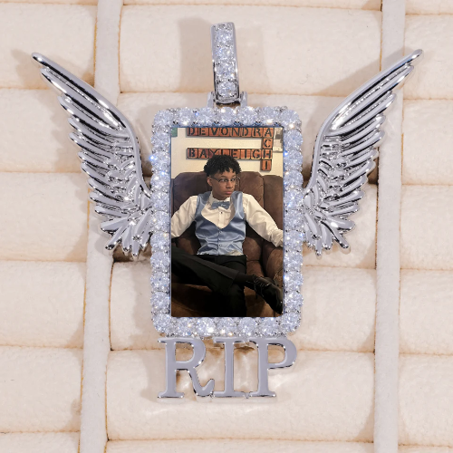 RIP WING 3D CUSTOM PICTURE PENDANT