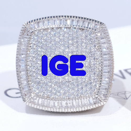 CUSTOM LETTER 3D ICED RING