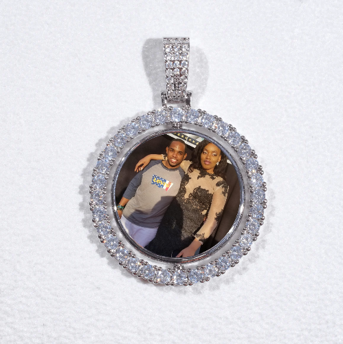 3D Spinning 2-Faced Custom Picture Pendant