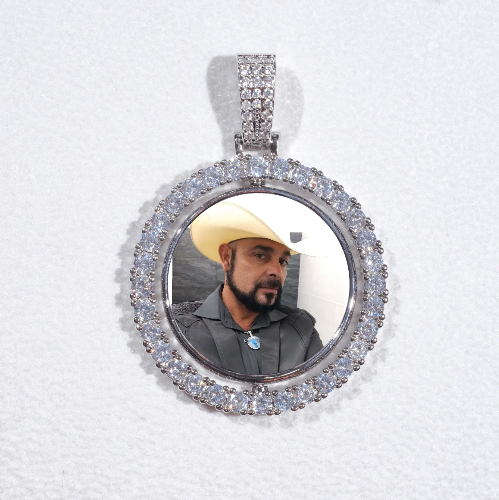 3D Spinning 2-Faced Custom Picture Pendant