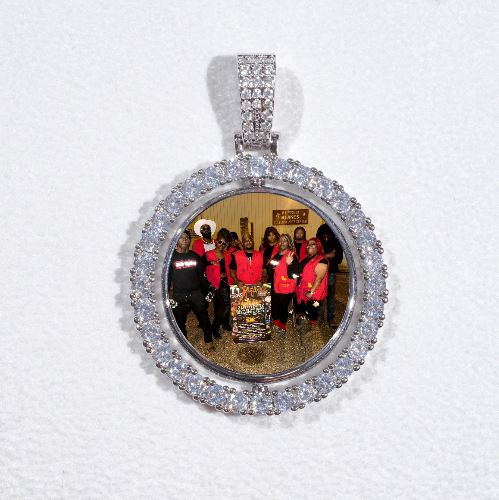 3D Spinning 2-Faced Custom Picture Pendant