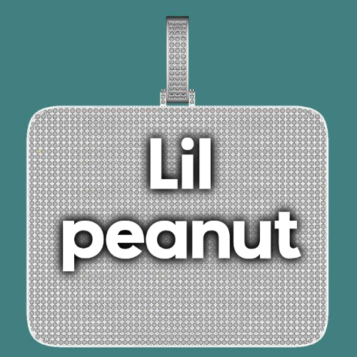 CUSTOM LETTER NECKLACE 3D BIG SQUARE