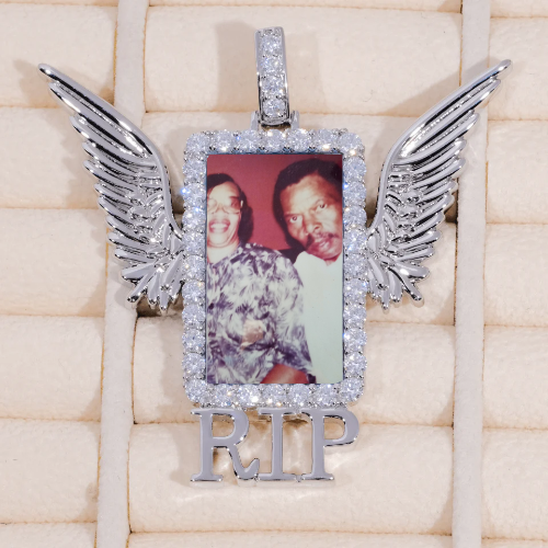 RIP WING 3D CUSTOM PICTURE PENDANT