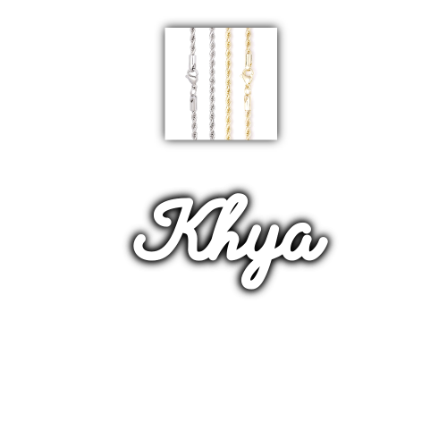 Script Custom Letter Necklace