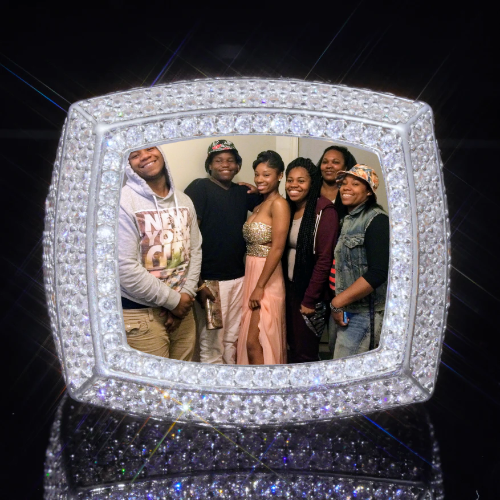 3D CUSTOM PICTURE ICED RING