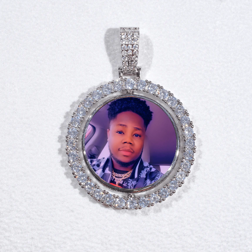 3D Spinning 2-Faced Custom Picture Pendant