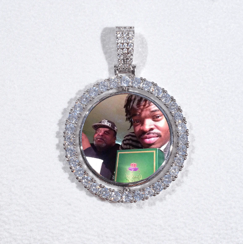 3D Spinning 2-Faced Custom Picture Pendant