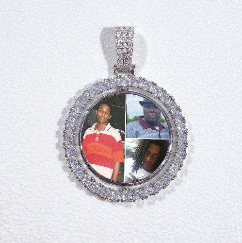 3D Spinning 2-Faced Custom Picture Pendant
