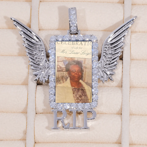 RIP WING 3D CUSTOM PICTURE PENDANT