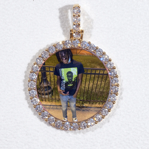 3D CIRCLE CUSTOM PICTURE PENDANT SMALL SIZE