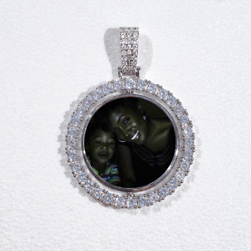 3D Spinning 2-Faced Custom Picture Pendant