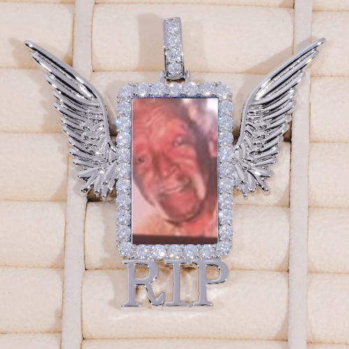 RIP WING 3D CUSTOM PICTURE PENDANT