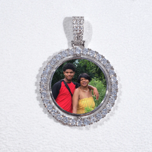 3D Spinning 2-Faced Custom Picture Pendant