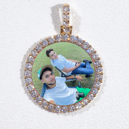 3D CIRCLE CUSTOM PICTURE PENDANT SMALL SIZE