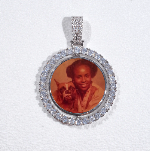 3D Spinning 2-Faced Custom Picture Pendant