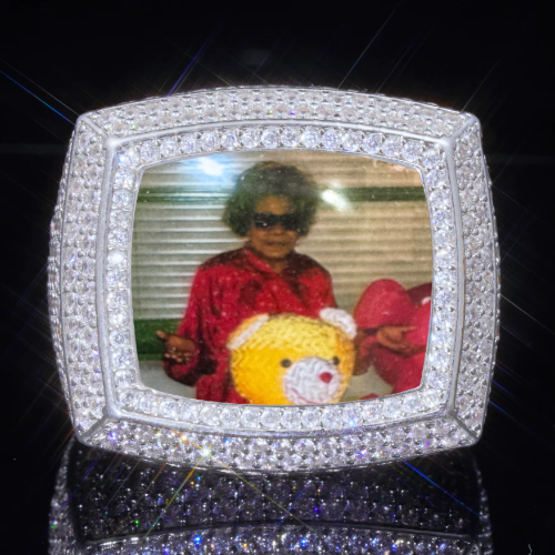 3D CUSTOM PICTURE ICED RING