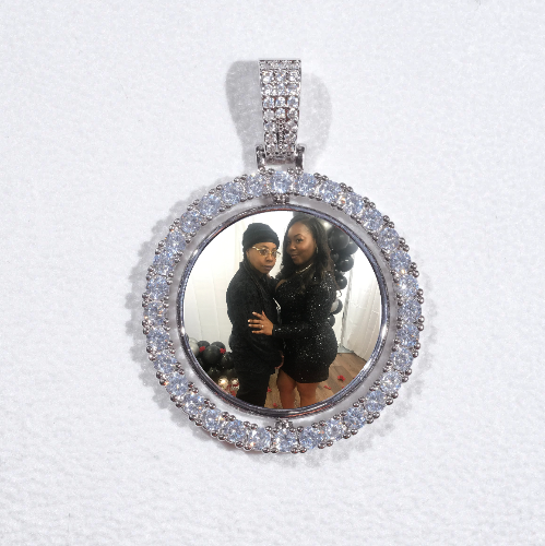 3D Spinning 2-Faced Custom Picture Pendant