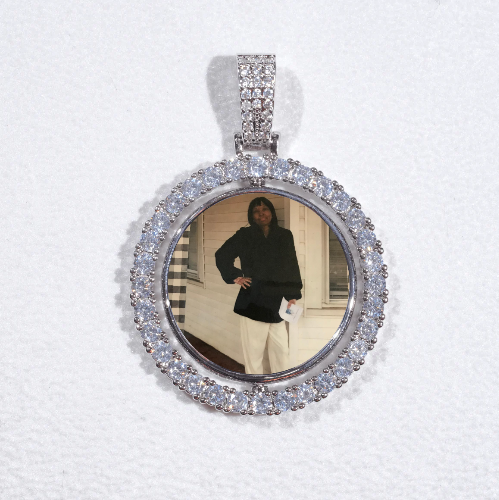 3D Spinning 2-Faced Custom Picture Pendant