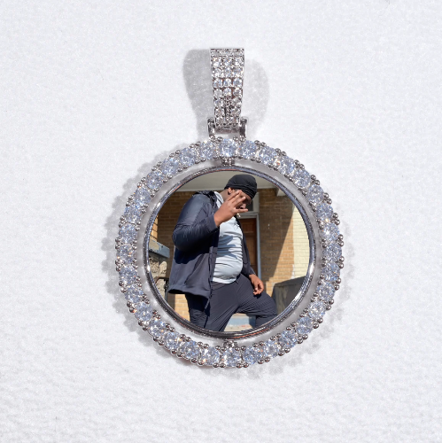 3D Spinning 2-Faced Custom Picture Pendant