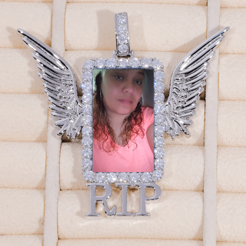 RIP WING 3D CUSTOM PICTURE PENDANT