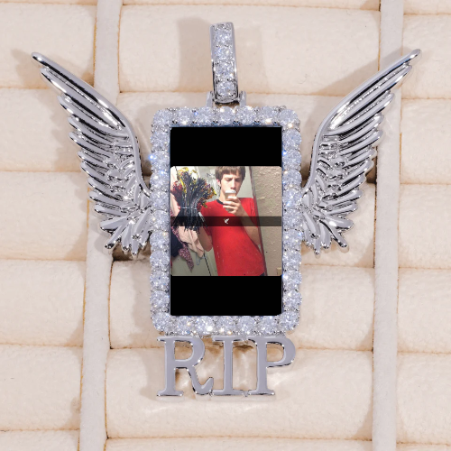 RIP WING 3D CUSTOM PICTURE PENDANT