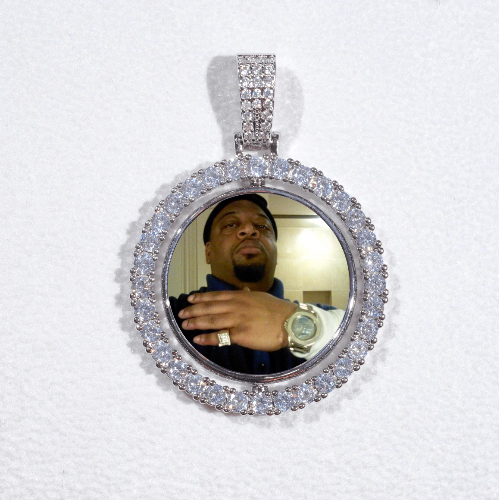 3D Spinning 2-Faced Custom Picture Pendant