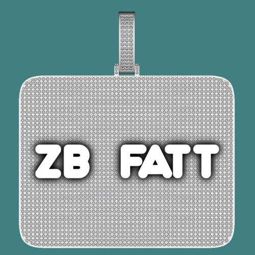 CUSTOM LETTER NECKLACE 3D BIG SQUARE