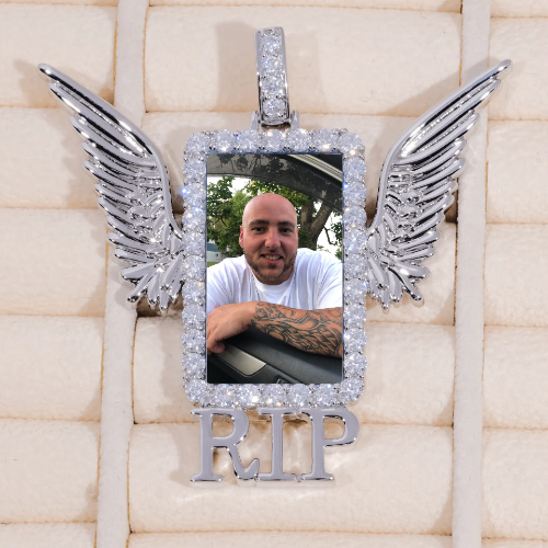 RIP WING 3D CUSTOM PICTURE PENDANT