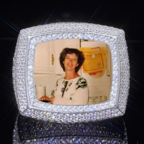 3D CUSTOM PICTURE ICED RING