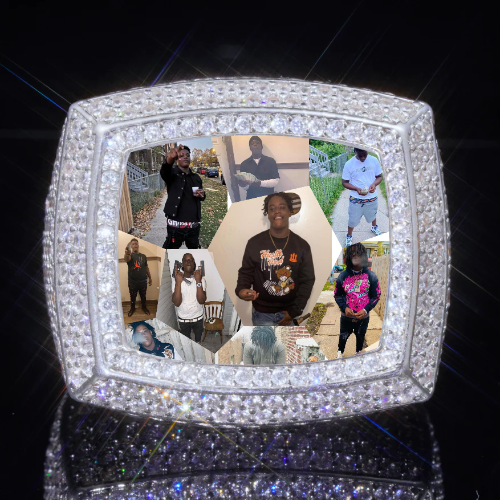 3D CUSTOM PICTURE ICED RING