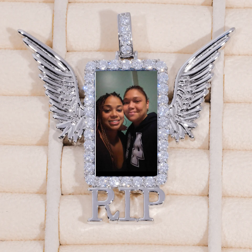 RIP WING 3D CUSTOM PICTURE PENDANT