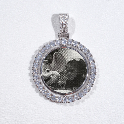 3D Spinning 2-Faced Custom Picture Pendant