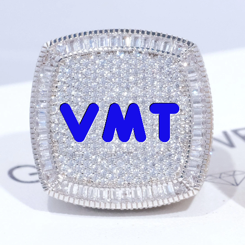 CUSTOM LETTER 3D ICED RING