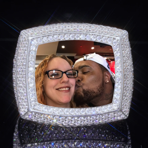 3D CUSTOM PICTURE ICED RING