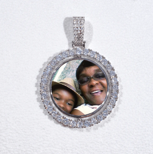 3D Spinning 2-Faced Custom Picture Pendant