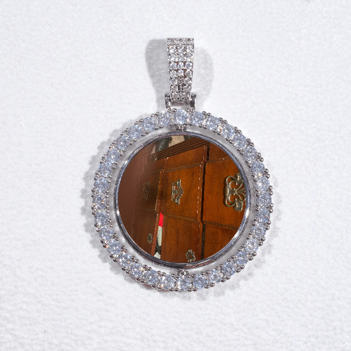 3D Spinning 2-Faced Custom Picture Pendant